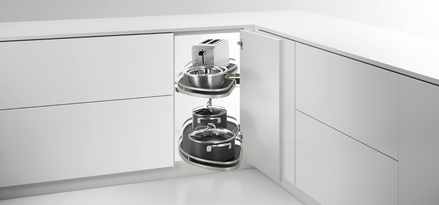 kitchen matt grey tall pantry unit