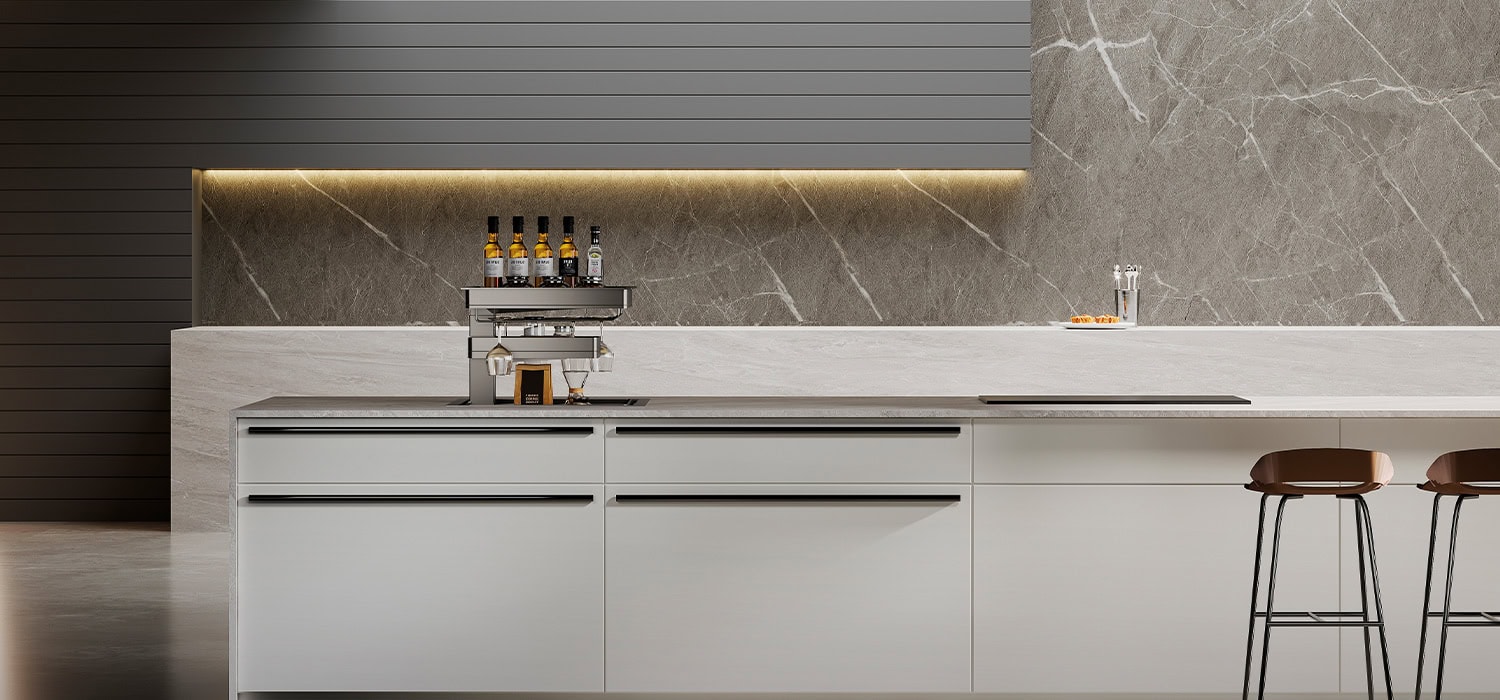 Kitchen Matt Grey Series Tall Units