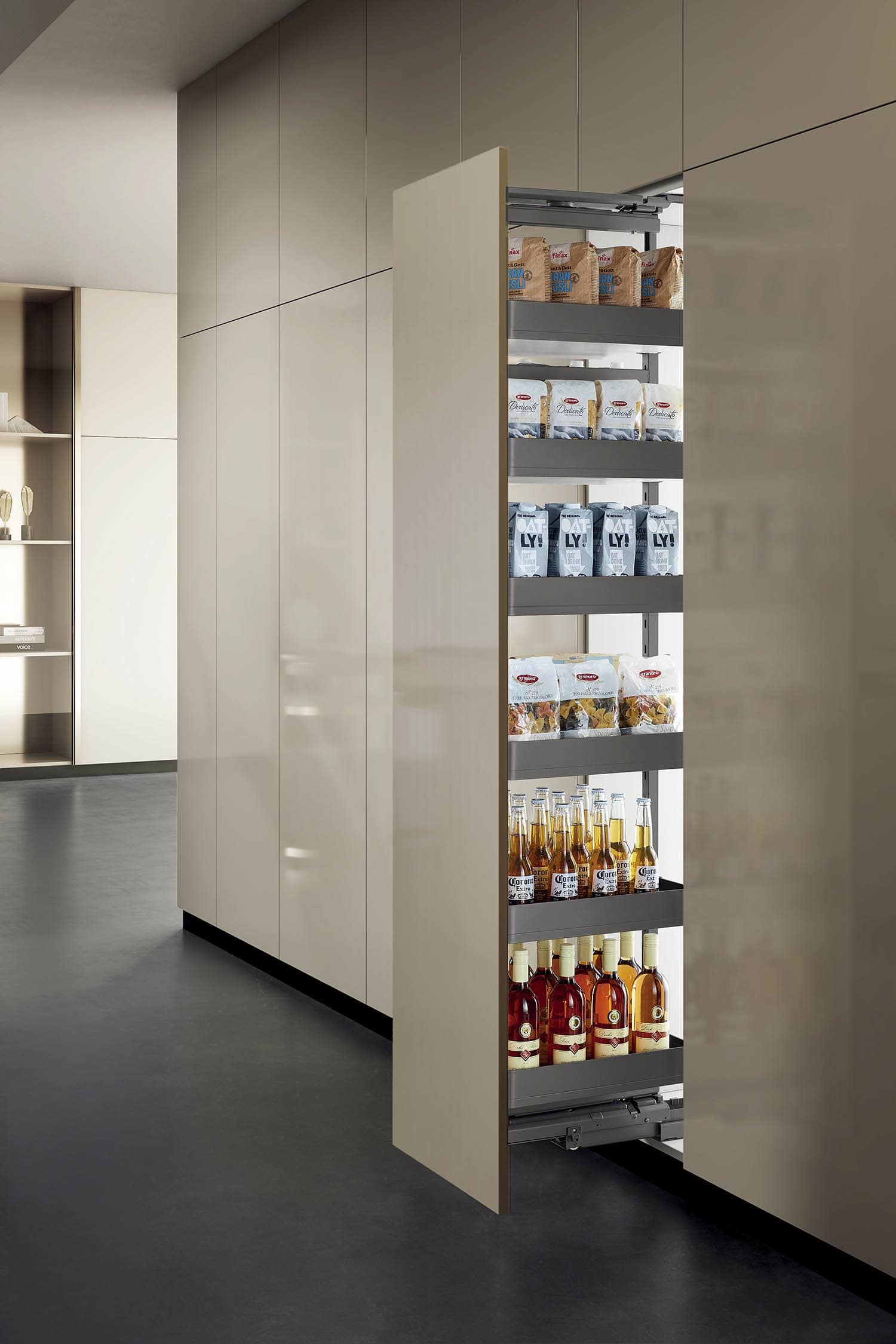 Kitchen Matt Grey Tall Unit